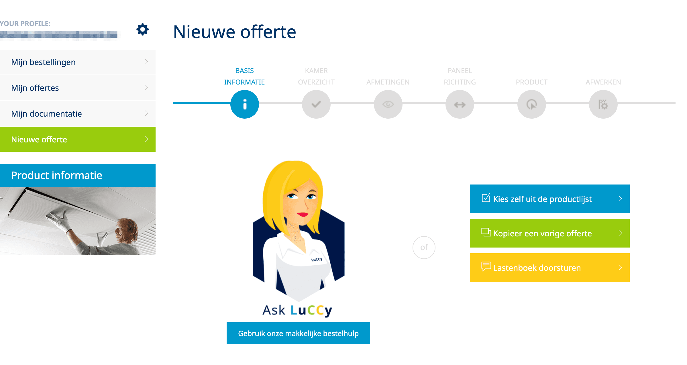 Digitale ondersteuning voor een breed en technisch productgamma